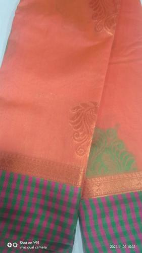 PL Saree Cotton Korvai Border